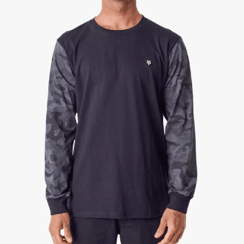 Now Available Fox Mens Secure Camo Long Sleeve Tee Black