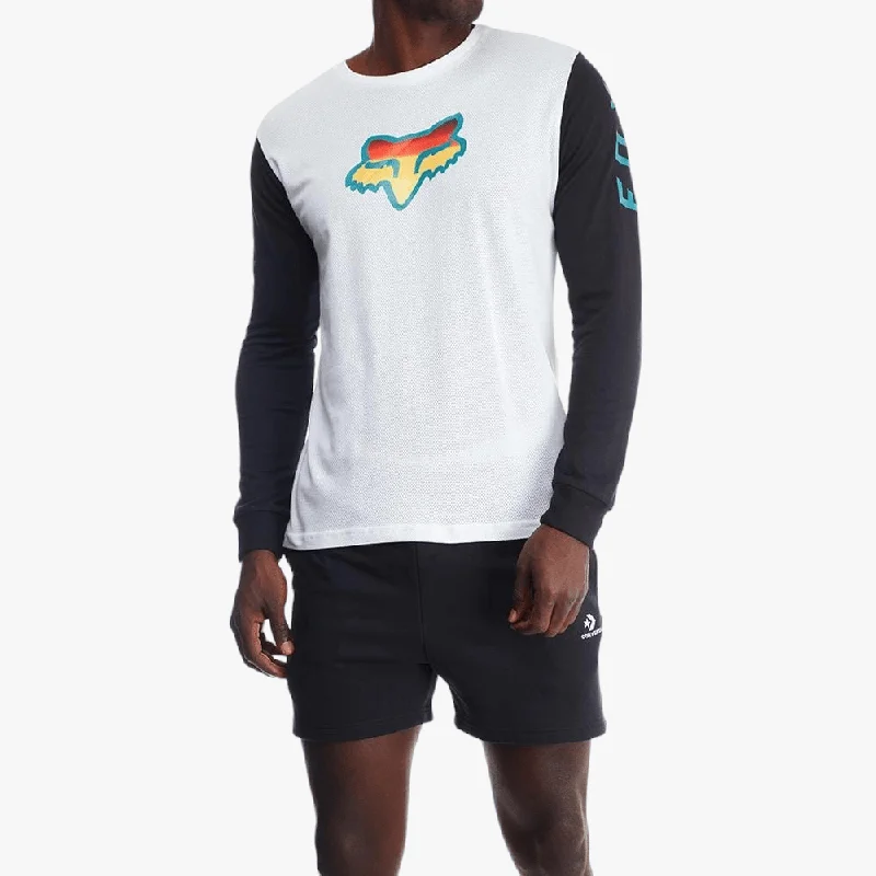 Exclusive Savings Fox Mens Sunset Rs Long Sleeve Tee White