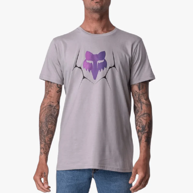 Limited Stock Fox Mens Syz Short Sleeve Tee Lt Grey