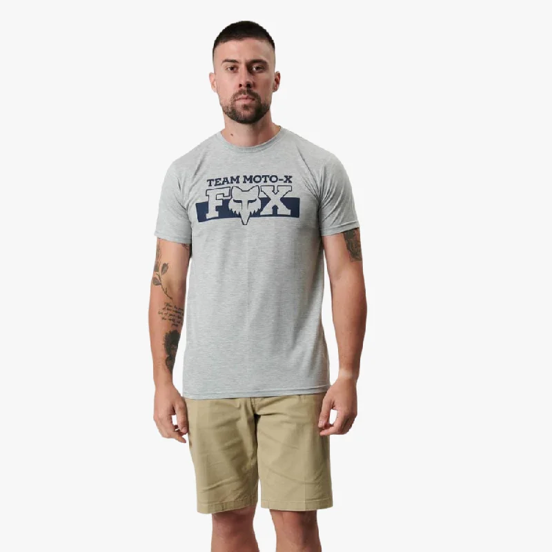 Price Drop Fox Mens Team Short Sleeve Tee Heather Dirt Grey