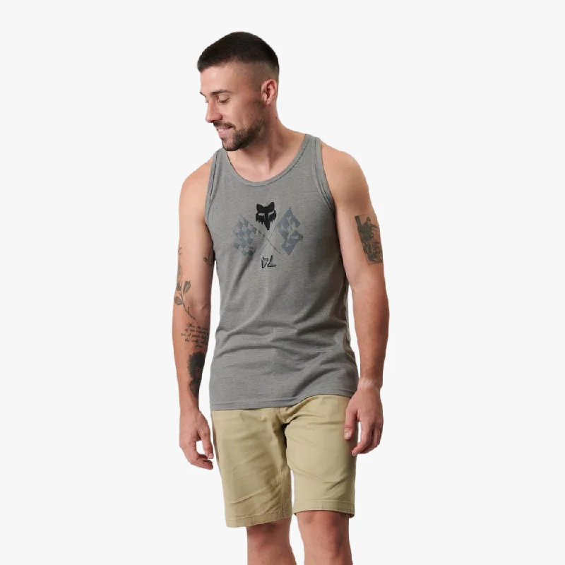Hot Buy Fox Mens Victor Tank Heather Dirt Grey