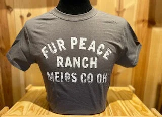 Quick Sale T-Shirt - Fur Peace Ranch Meigs Co OH - Charcoal