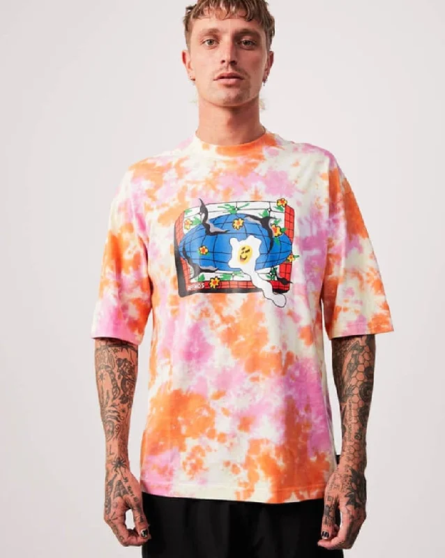 Crazy Savings Globe - Recycled Oversized Tee