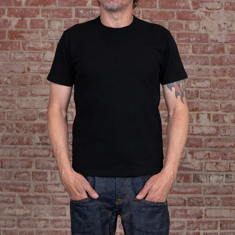 Crazy Deal Glory Days Short Sleeve Classic Heavyweight Cotton T-Shirt - Black