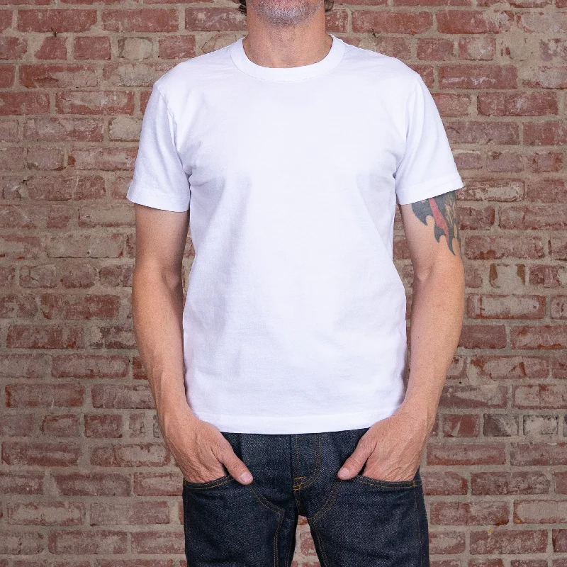 Year-End Deals Glory Days Short Sleeve Classic T-Shirt Heavyweight Cotton/White