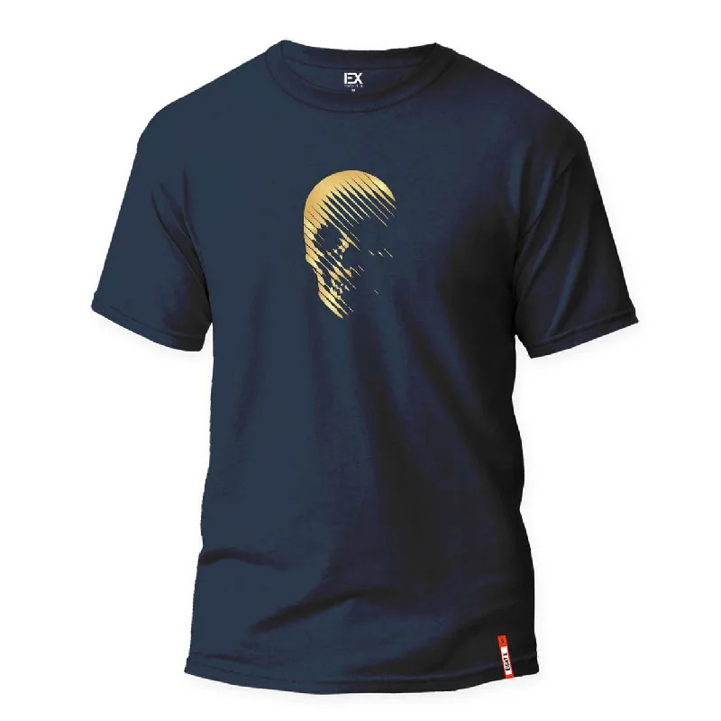 Steal Deal Gold Rush 8X Street T-Shirt - Navy