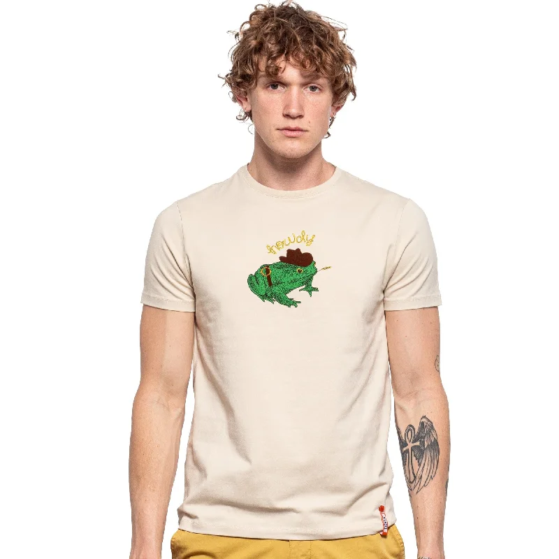 Best Bargains Howdy Graphic T-Shirt - Beige