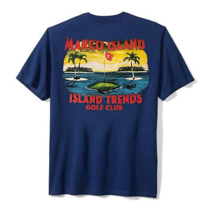 Loyalty Reward Island Trends Marco Golf Club T-Shirt - Navy