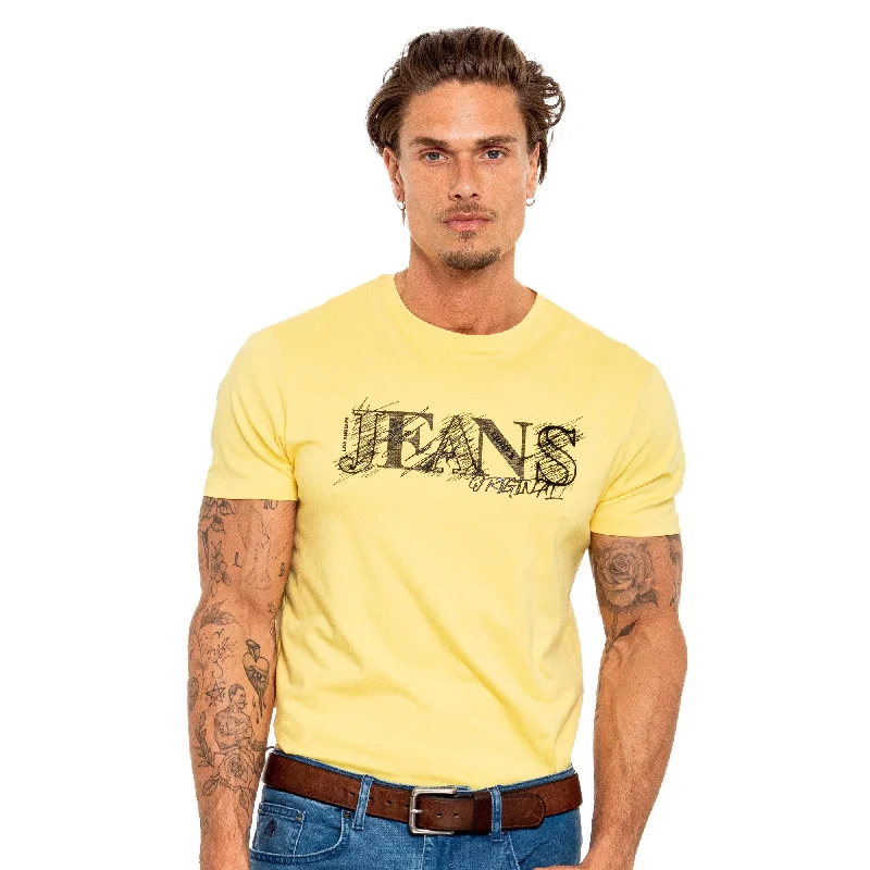 One-DAY Sale Jeans 8X Street T-Shirt - Yellow