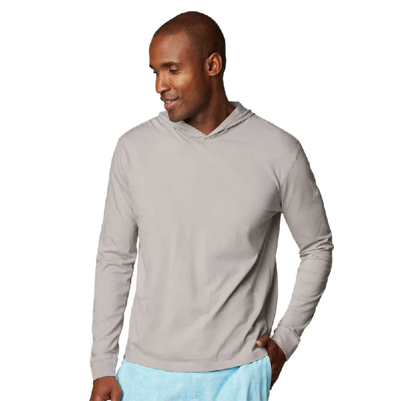 Weekend Deals to Brighten Your Day Johnnie-O Edison Long Sleeve Hooded T-Shirt - Steel