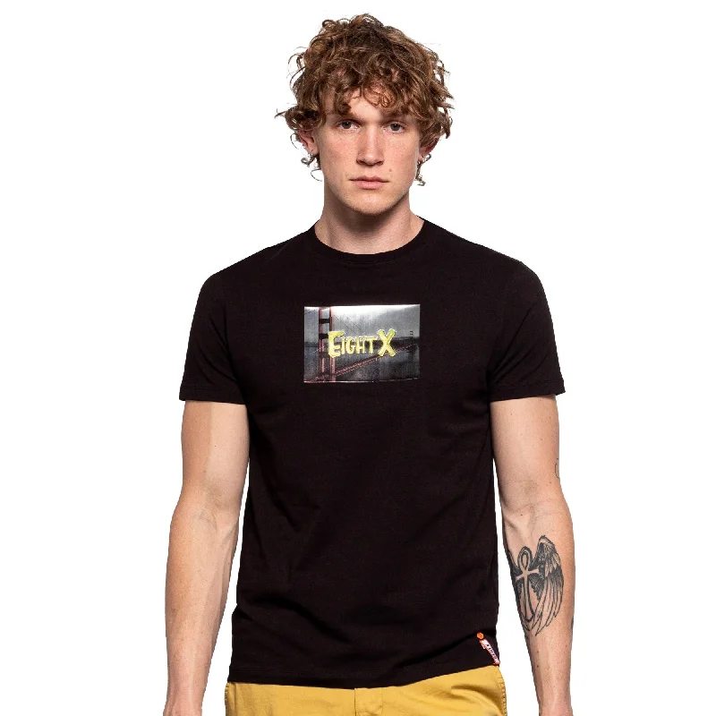 Instant Discount Full House Graphic T-Shirt - Black