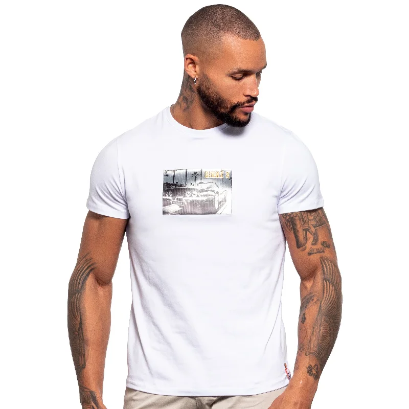 Final Markdown American Muscle Graphic T-Shirt - White
