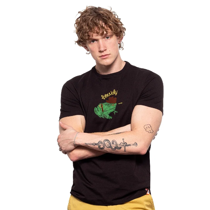 Epic Deals Howdy Graphic T-Shirt - Black