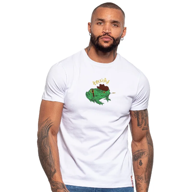 Exclusive Savings Howdy Graphic T-Shirt - White