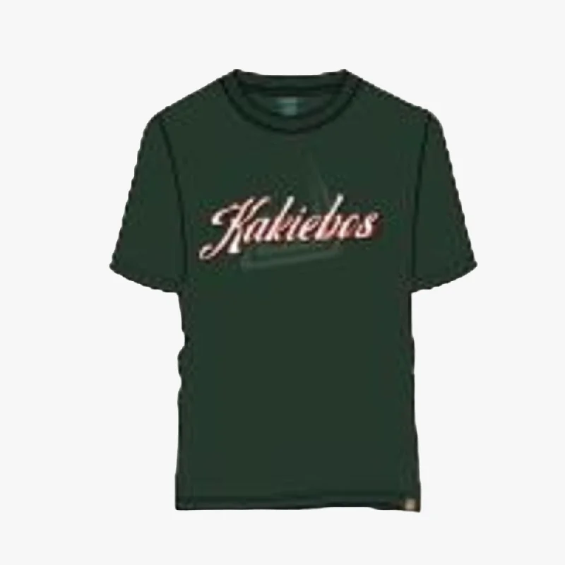 Final Clearance Kakiebos Mens Classic Fit Short Sleeve Tee Forest Green