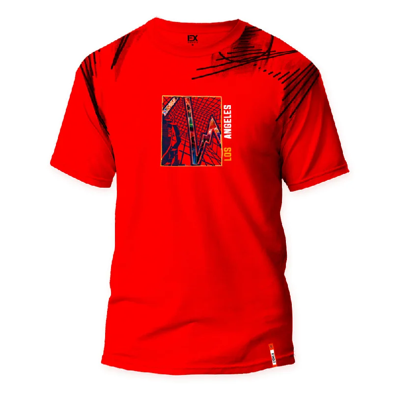 Weekend Shopping Extravaganza LA Boom 8X Street T-Shirt - Red