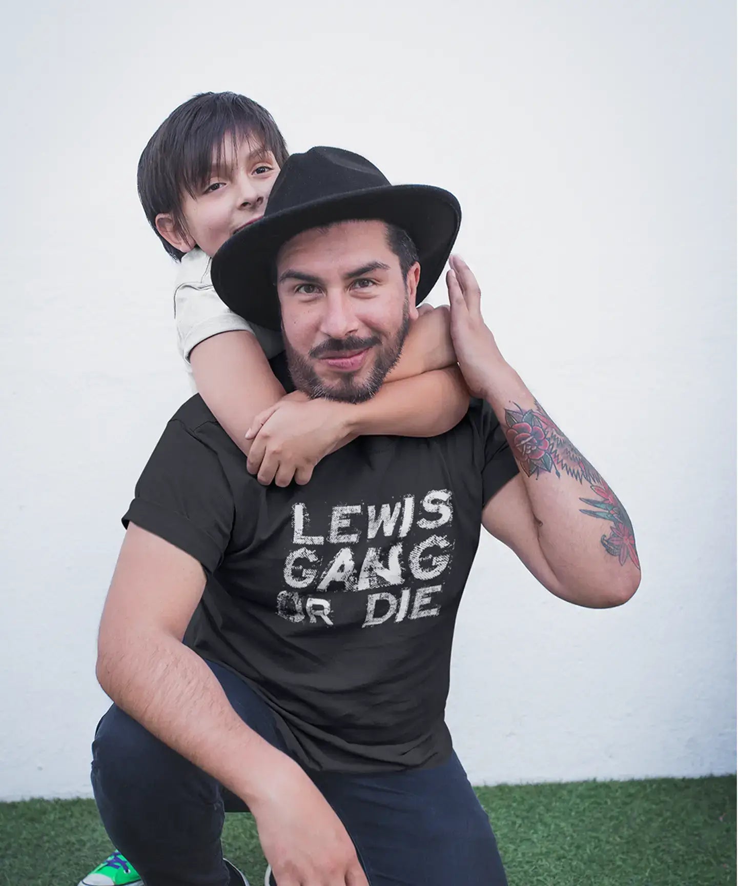 Overstock Clearance LEWIS Family Gang Tshirt, Men's Tshirt, Black Tshirt, Gift T-shirt 00033