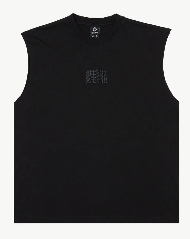 Exclusive Savings Limits Graphic Sleeveless T-Shirt