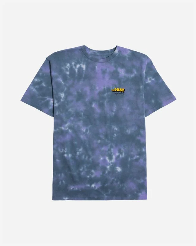 Flash Sale Lost Mens Hazy Wash T-Shirt - Phantom Blue Tie Dye