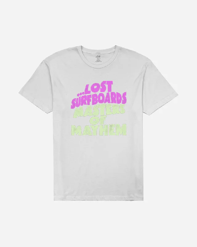 YEAR-End Clearance Lost Mens Masters of Mayhem T-Shirt - White