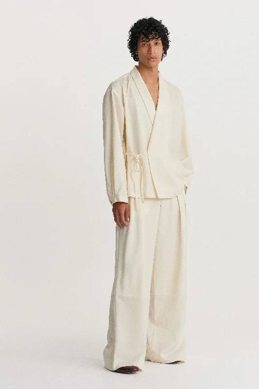 Weekend Savings Spectacle LS Wrap Tie Shirt