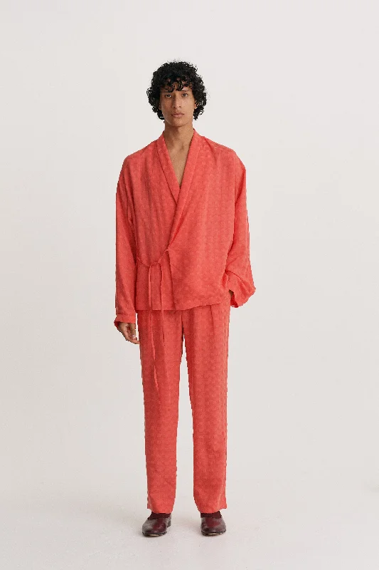 Weekend Offers You Can't Ignore LS Wrap Tie Shirt