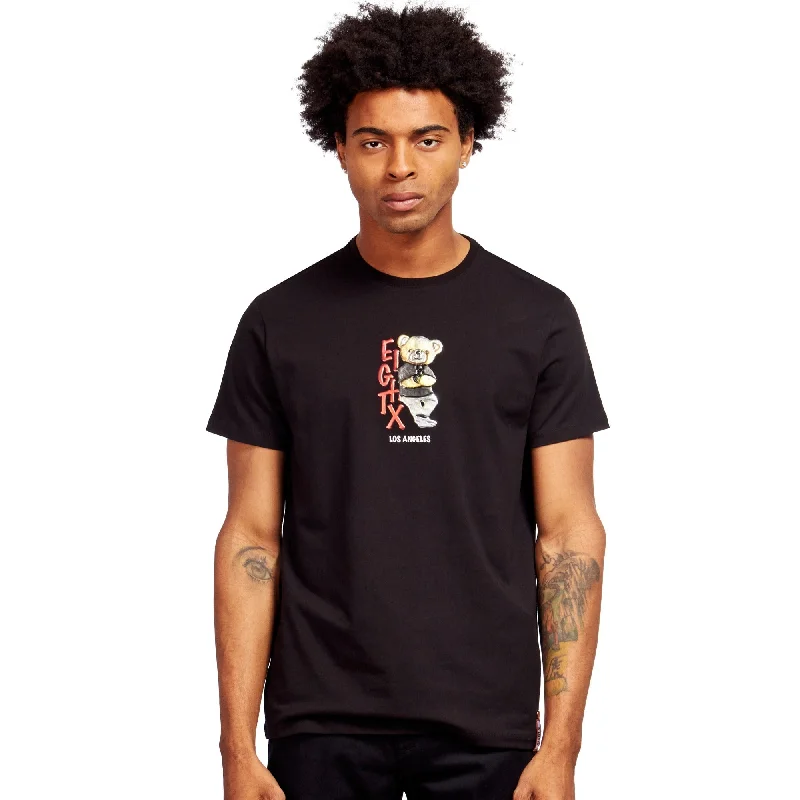 Customer Appreciation Sale Marco Bear 3D Graphic T-Shirt - Black