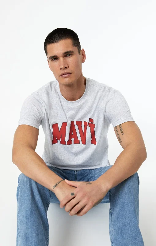Clearance Items MAVI LOGO T-SHIRT IN MELANGE