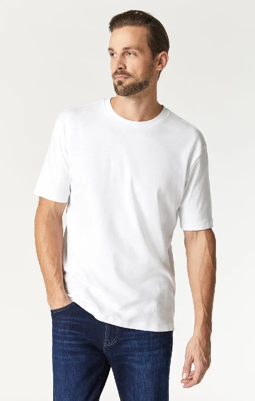 Great Deal BASIC CREW NECK T-SHIRT IN WHITE