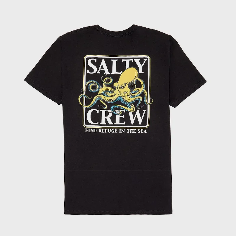 Unwind with Weekend Discounts Salty Crew Mens Ink Slinger Standard T-Shirt - Black