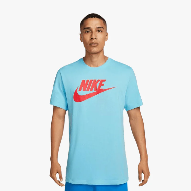 Hurry Up Nike Mens Futura Logo Short Sleeve Tee 499 Blue