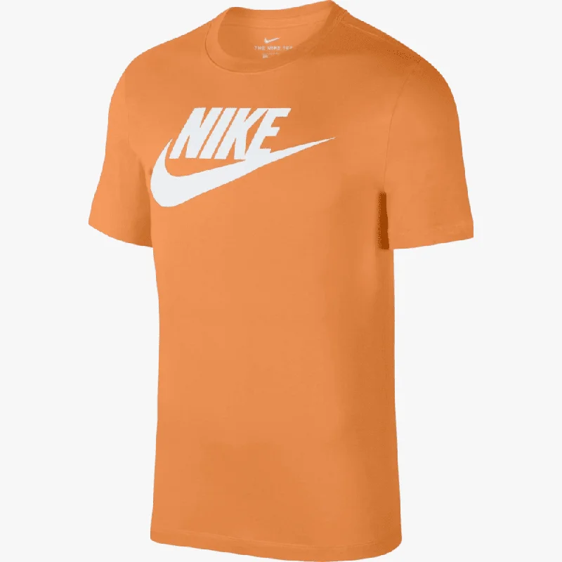 Huge Savings Nike Mens Futura Logo Short Sleeve Tee 871 Orange