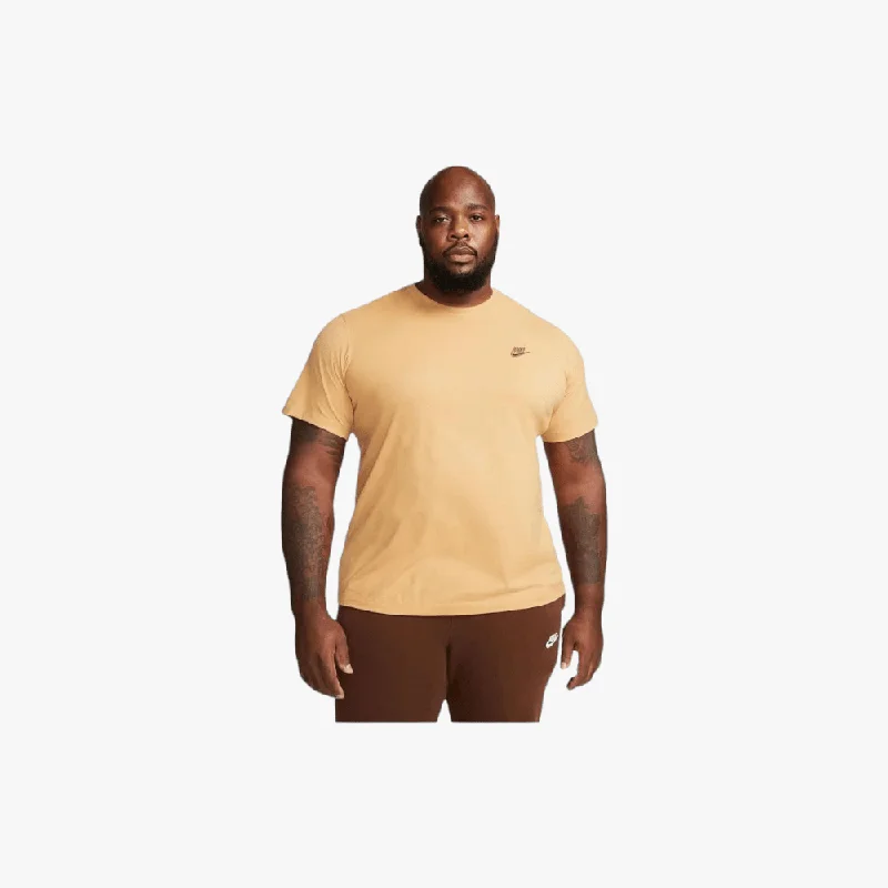 Discount Mania Nike Mens Sportswear Club Tee Brown Golden