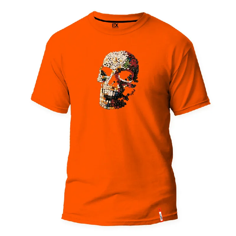 Weekend Steals Await No Risk No Reward 8X Street T-Shirt - Orange