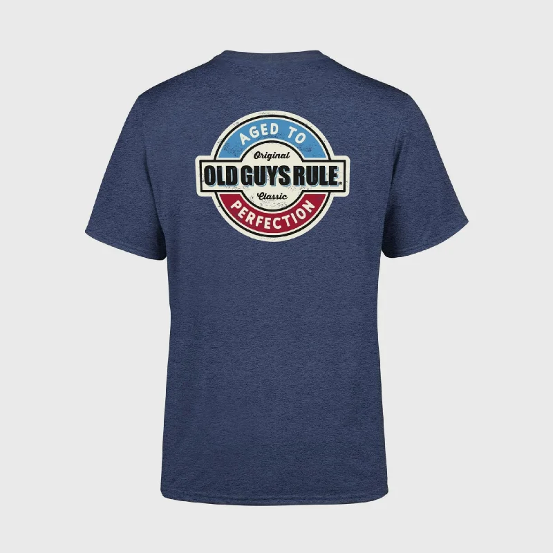 Price Meltdown Old Guys Rule 'Aged To Perfection III' T-Shirt - Heather Navy