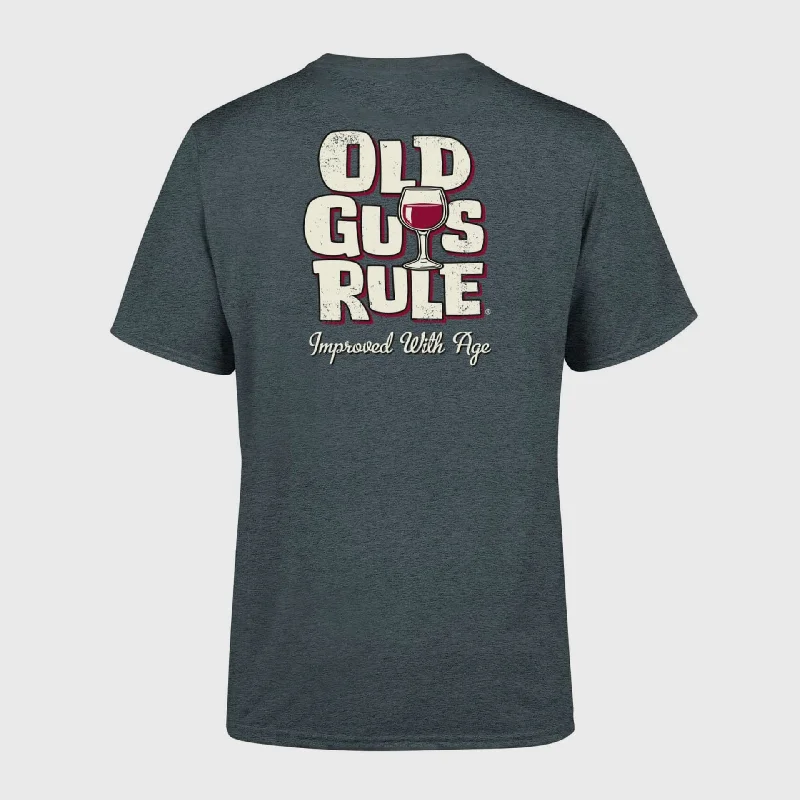 Deal Alert Old Guys Rule 'Improved with Age III' T-Shirt - Dark Heather