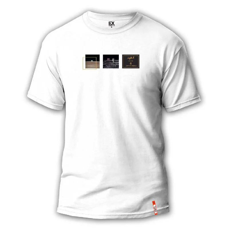 New Arrival One Giant Leap 8X Street T-Shirt - White