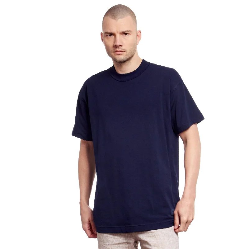 Sneak Peek Sale Oversized Crew Neck T-Shirt - Navy