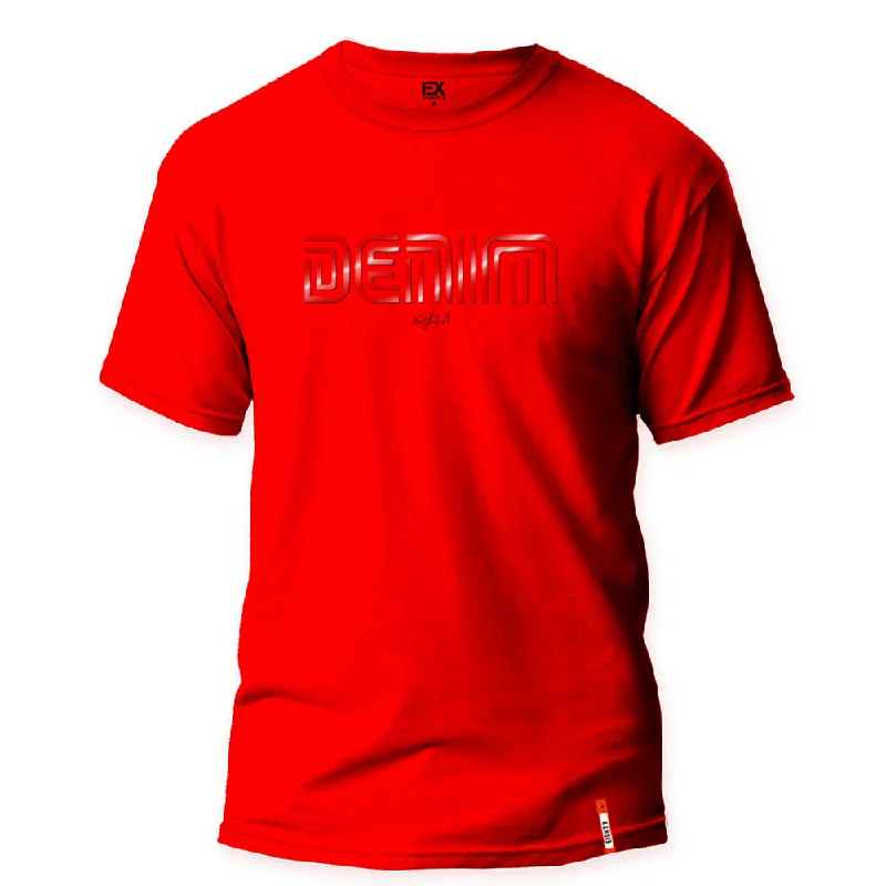 Weekend Deals You Can't Resist Peak Denim 8X Street T-Shirt - Red