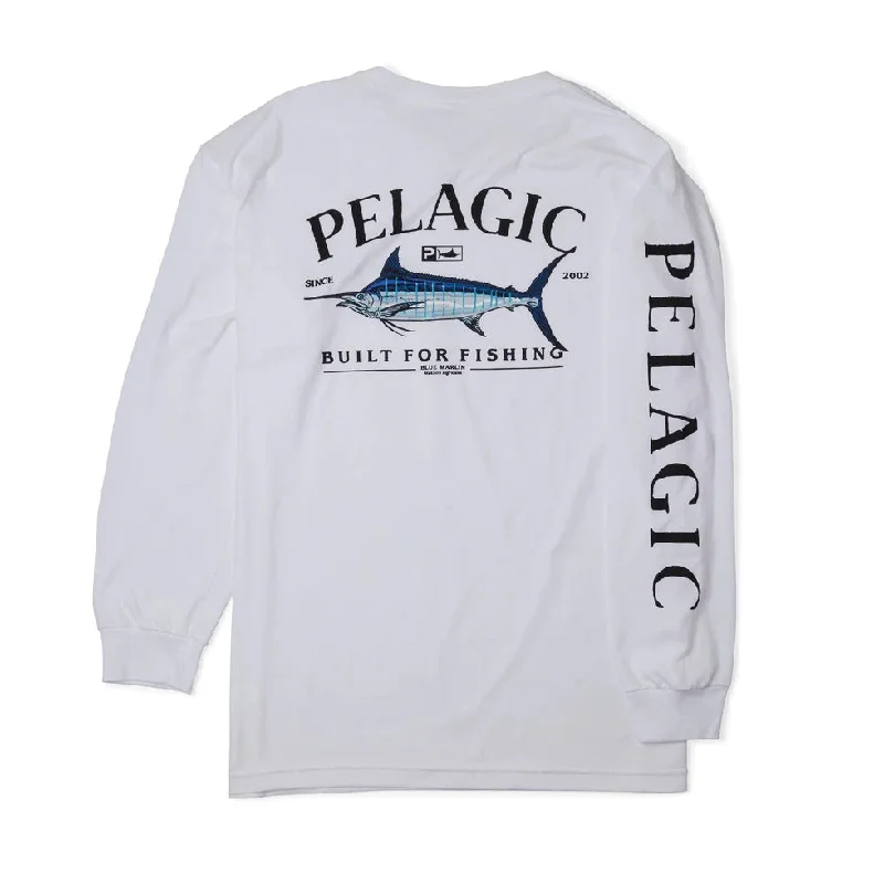 Weekend Extravaganza: Shop Now PELAGIC Blue Marlin Long Sleeve Fishing T-Shirt