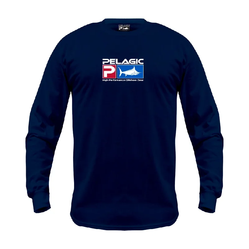 Online Exclusive Pelagic deluxe logo LS shirt