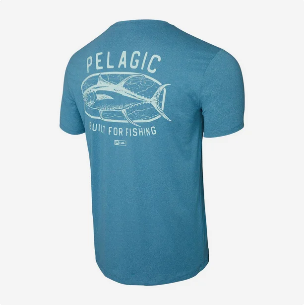 Major Savings PELAGIC  Stratos Map Fish Performance Shirt
