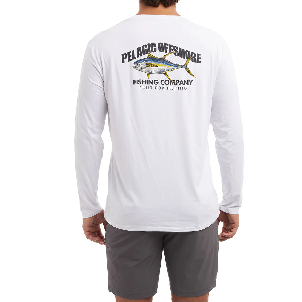 Overstock Sale PELAGIC Stratos Offshore Co. LS Performance Shirt