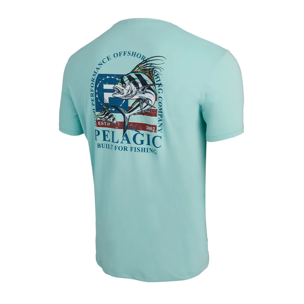 Weekend Offers That Tempt PELAGIC Stratos Patriot Rooster Performance Shirt