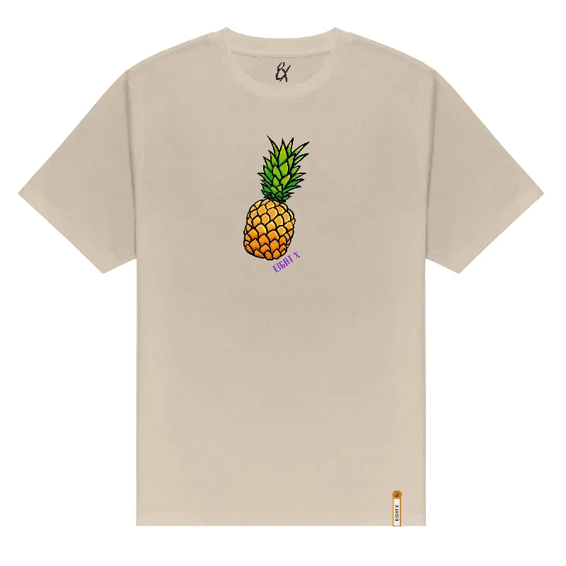 Price Meltdown Piña Graphic T-Shirt - Beige