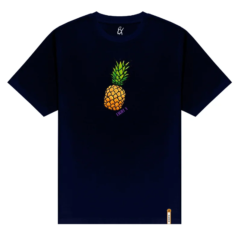 Deal Explosion Piña Graphic T-Shirt - Navy