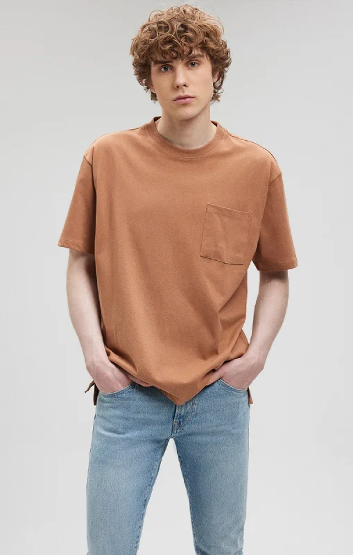 Fantastic Offers POCKET T-SHIRT IN CHIPMUNK