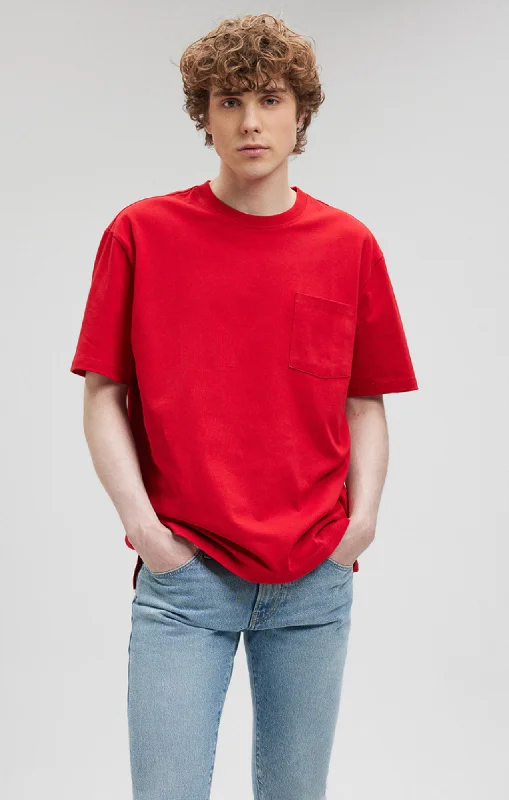 Exclusive Online Offer POCKET T-SHIRT IN MARS RED