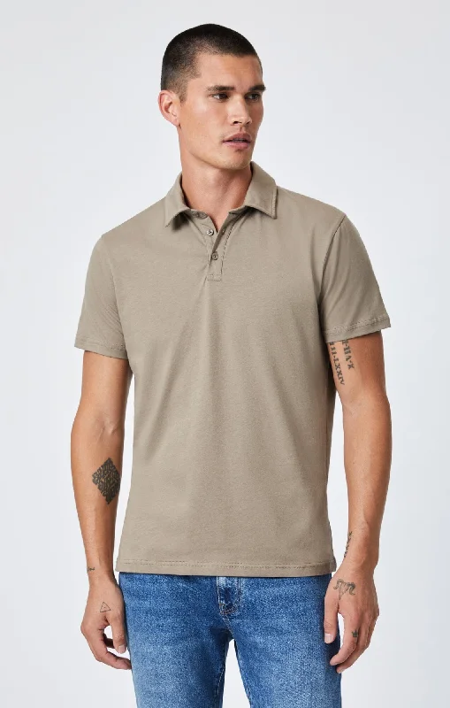 Hurry In POLO SHIRT IN WALNUT