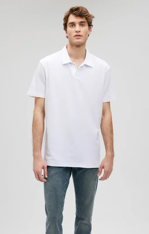 Weekend Discounts to Snag POLO SHIRT IN WHITE